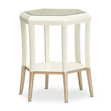 La Rachelle Hexagon Accent Table - Champagne