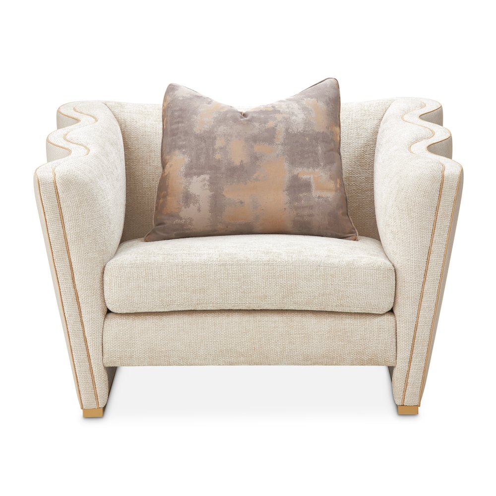 La Terrazza Matching Chair - Cappuccino/Light Champagne