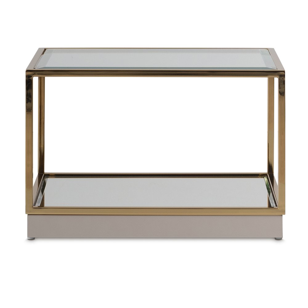 Savannah Breeze Tall Cocktail Table, Set of 2 - Bright Gold