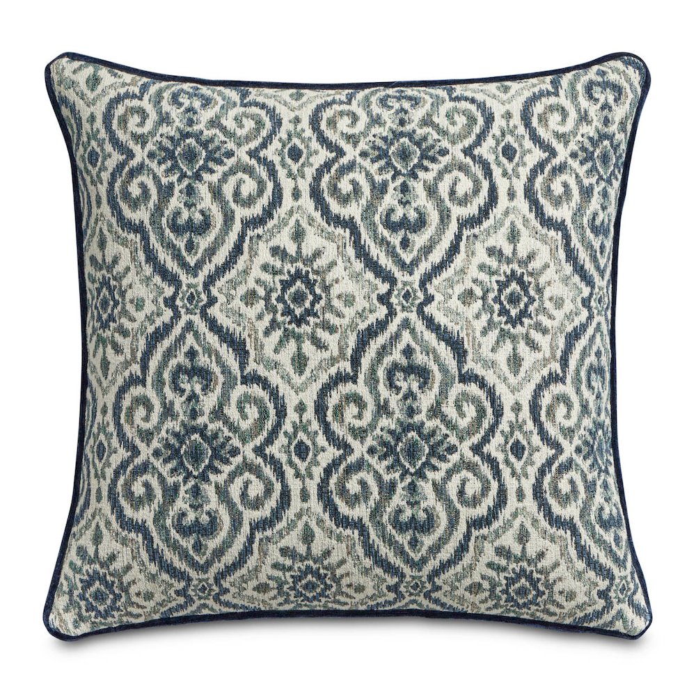 Blue My Mind Marquez 20" Square Pillow, Set of 2 - Navy