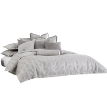 Nouveau 9-Piece Queen Duvet Set - Dove