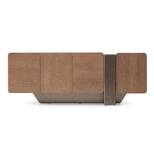 Bristol Point Console Table - Saddle Brown