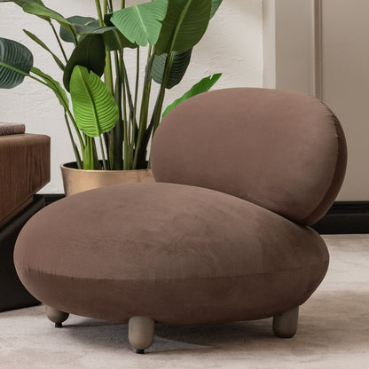 Bristol Point Accent Chair - Fawn/Saddle Brown