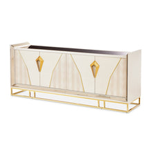 Carmela Console Table - Shimmer Ivory