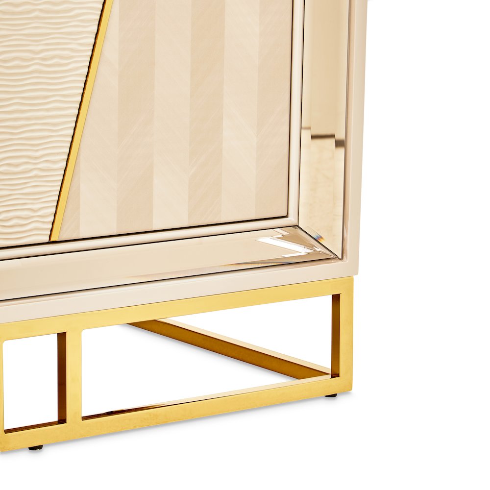 Carmela Console Table - Shimmer Ivory