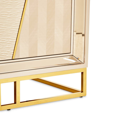 Carmela Console Table - Shimmer Ivory