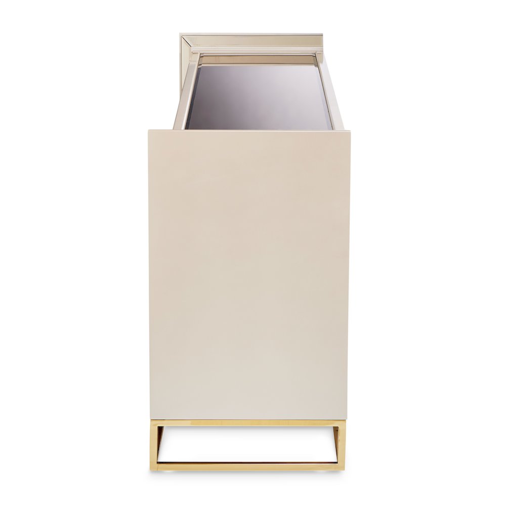 Carmela Console Table - Shimmer Ivory
