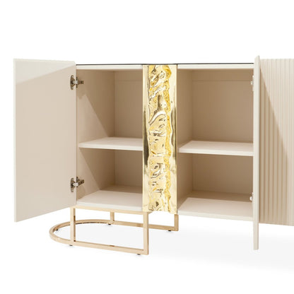 Lisbon Console Table - Silken Matte Cream