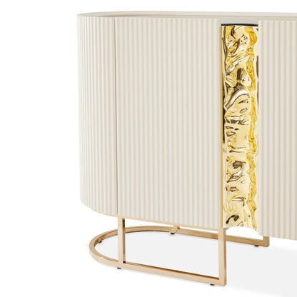 Lisbon Console Table - Silken Matte Cream