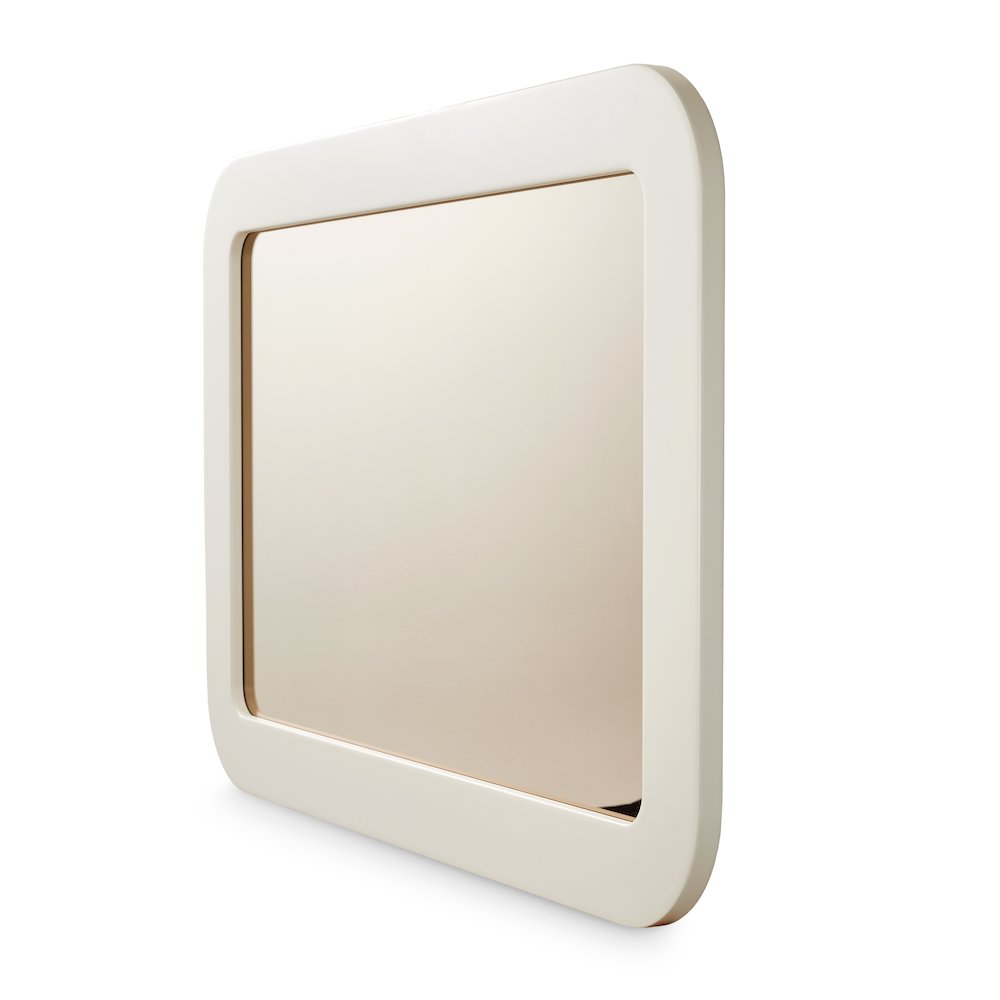 Lisbon Wall Mirror - Silken Matte Cream