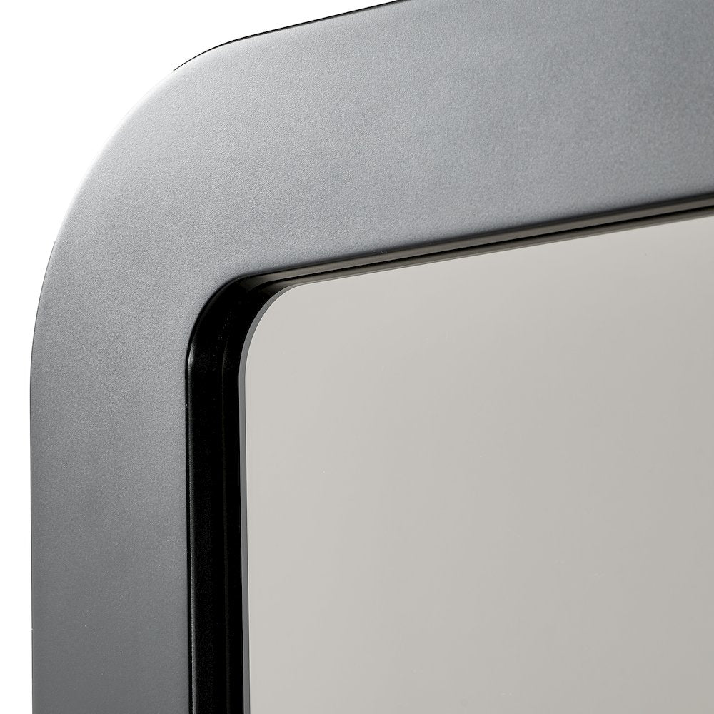 Lisbon Wall Mirror - Silken Matte Black