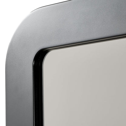 Lisbon Wall Mirror - Silken Matte Black