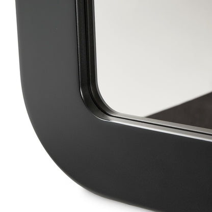 Lisbon Wall Mirror - Silken Matte Black