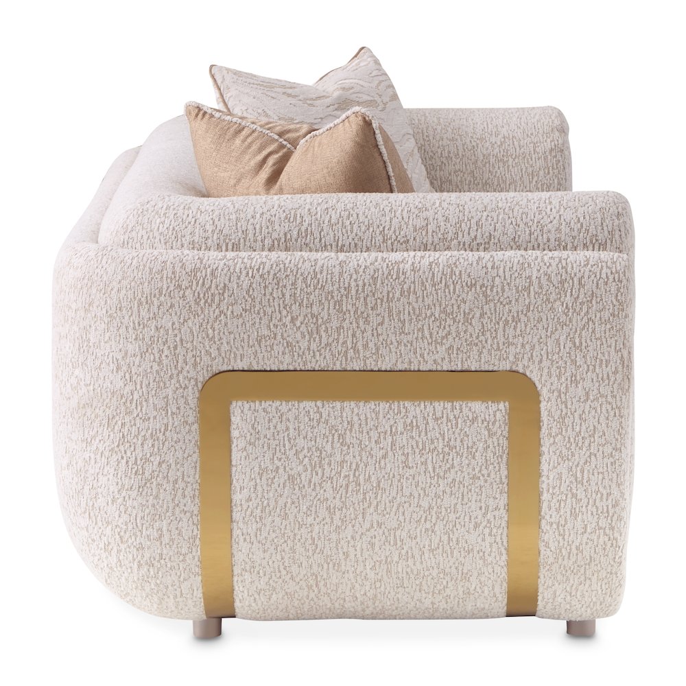 Savannah Breeze Loveseat - Cashmere/Gold