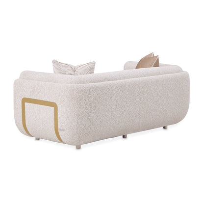 Savannah Breeze Loveseat - Cashmere/Gold