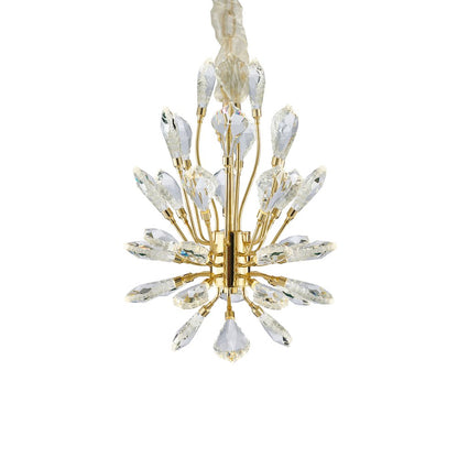 Astra 18" Crystal LED Chandelier - Gold