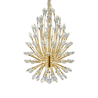Astra 34" LED Crystal Chandelier - Gold