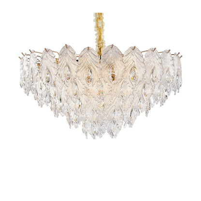 Orlisse 18-Light Acrylic Chandelier - Gold