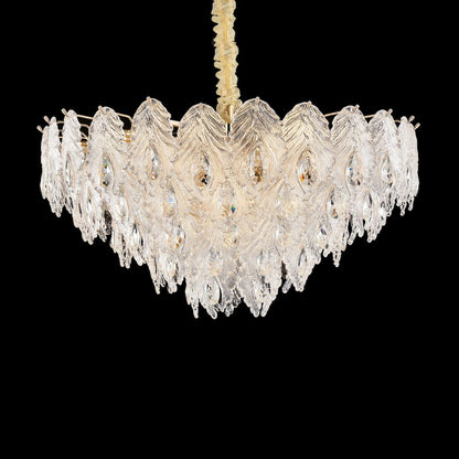 Orlisse 18-Light Acrylic Chandelier - Gold