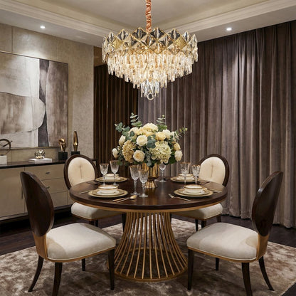 Regalia 13-Light Crystal Chandelier - Gold