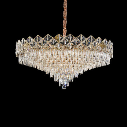 Regalia 28-Light Crystal Chandelier - Gold