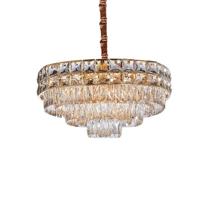 Soleil 13-Light Crystal Chandelier - Gold