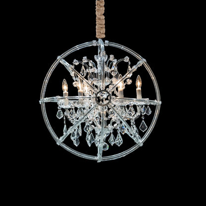Pena 6-Light Traditional Crystal Chandelier - Clear