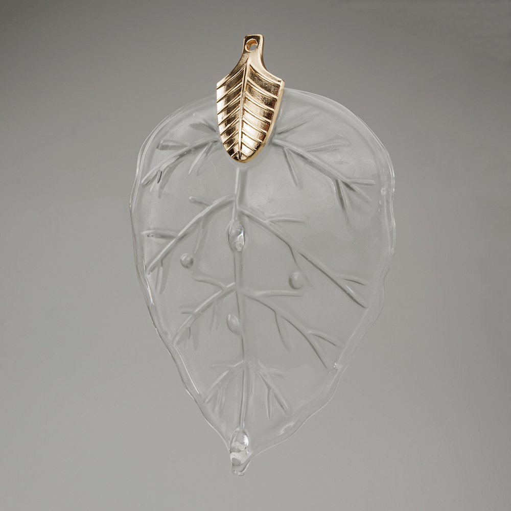 Autumn 12-Light Rectangular Chandelier - Frost/Gold