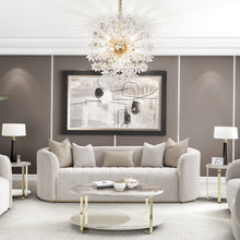 Bouquet 18-Light Round Crystal Chandelier - Gold