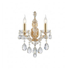 La Scala Traditional Crystal Wall Sconce - Gold