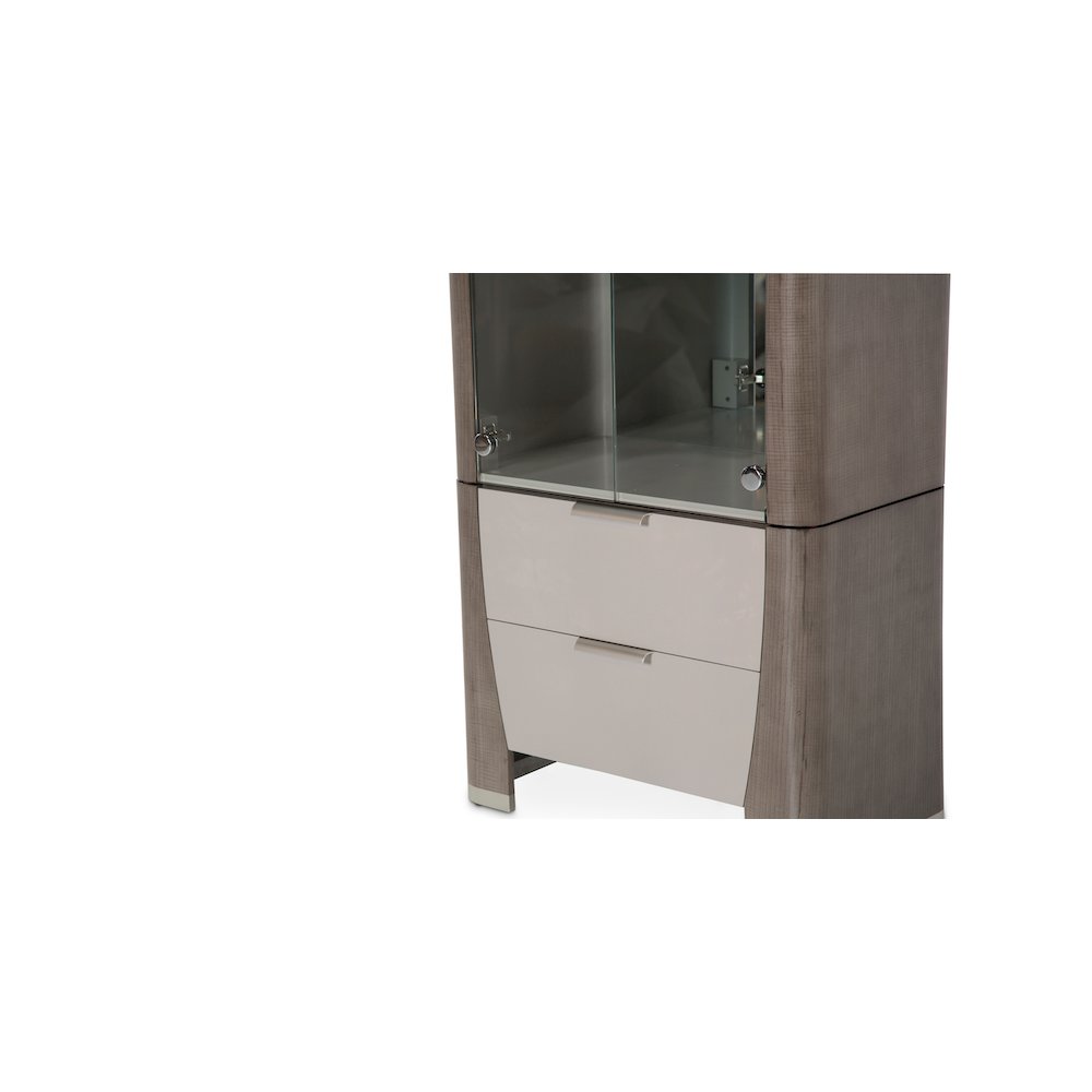 Roxbury Park Display Cabinet - Slate