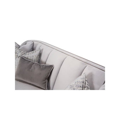 Roxbury Park Velvet Sofa - Steel/Slate