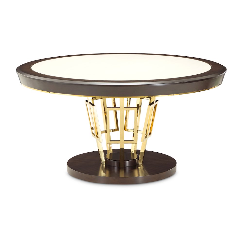 Belmont Place 60" Round Dining Table - Espresso