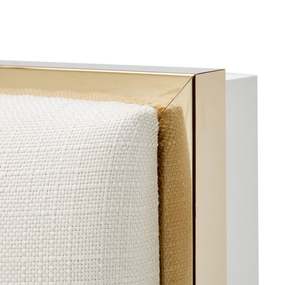 Palm Gate Cal. King Upholstered Bed - Cloud White