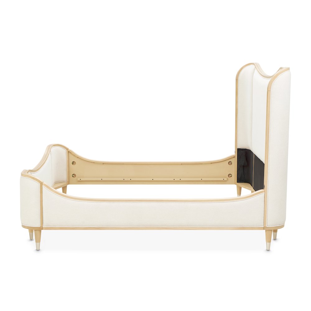 Camellia Field King Upholstered Bed - Caramel