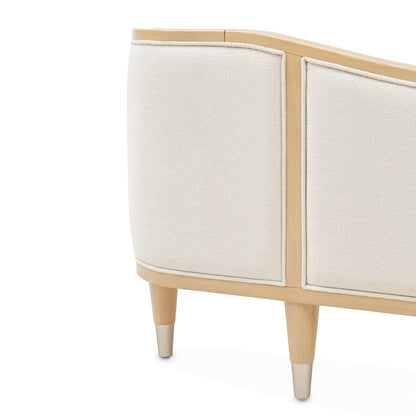 Camellia Field King Upholstered Bed - Caramel