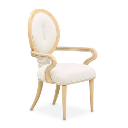 Camellia Field Dining Arm Chair, Set of 2 - Caramel