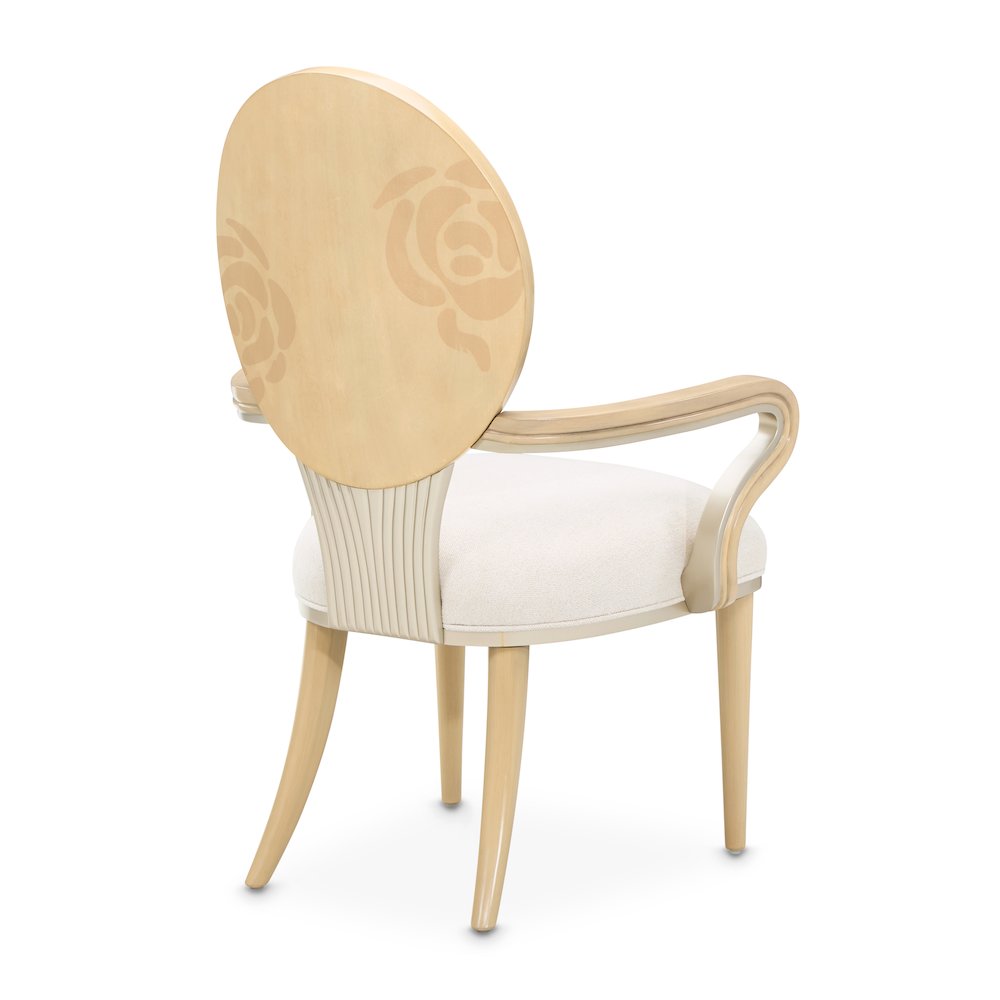 Camellia Field Dining Arm Chair, Set of 2 - Caramel