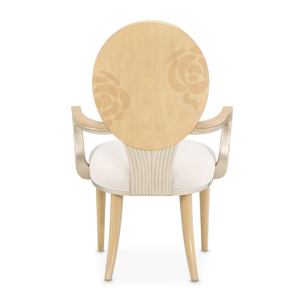 Camellia Field Dining Arm Chair, Set of 2 - Caramel