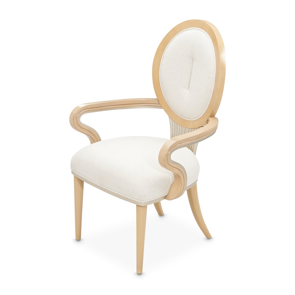Camellia Field Dining Arm Chair, Set of 2 - Caramel