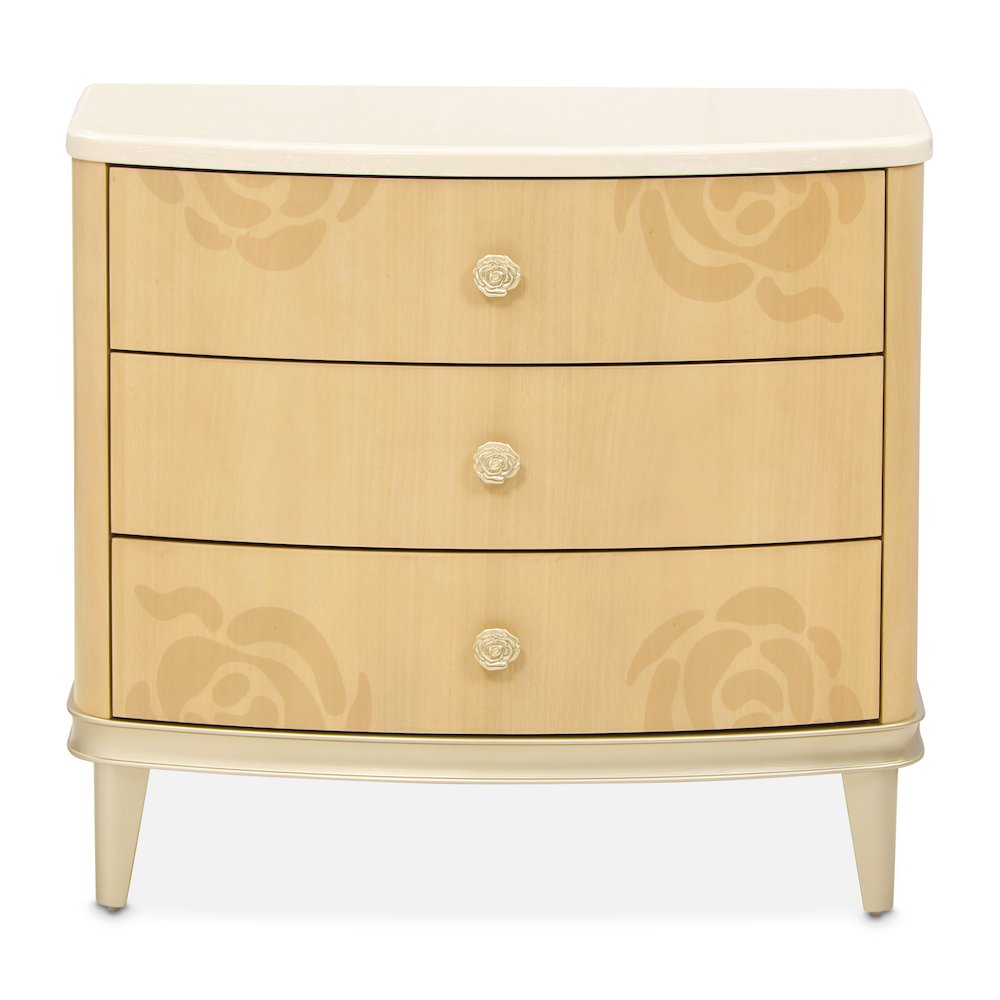 Camellia Field Nightstand - Caramel