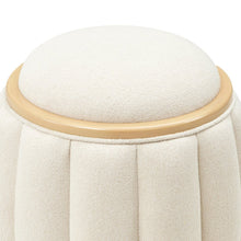 Camellia Field Round Bench - Caramel