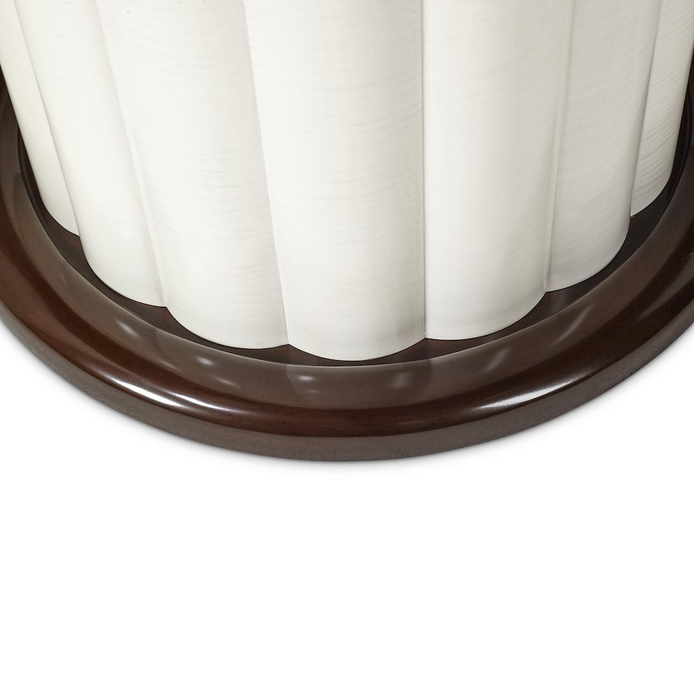 Paris Chic 48" Round Dining Table - Espresso