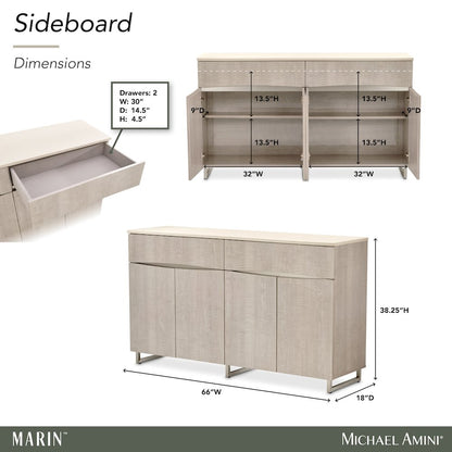 Marin Sideboard - Greige