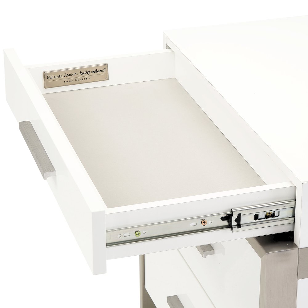 Marquee Nightstand - Cloud White