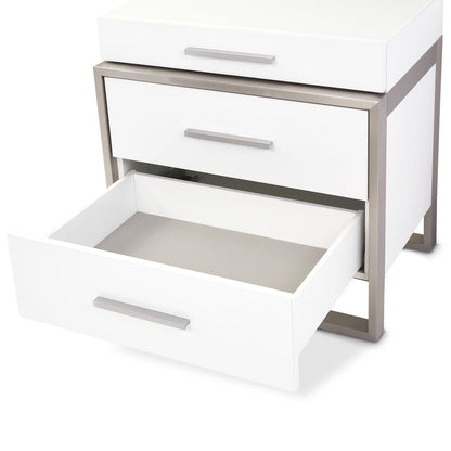 Marquee Nightstand - Cloud White