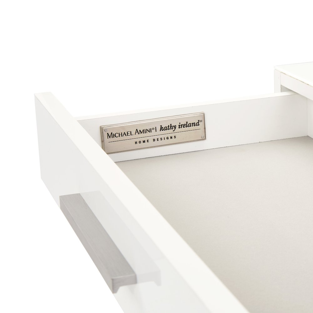 Marquee Nightstand - Cloud White