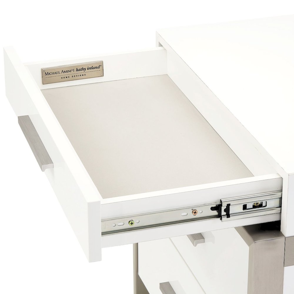 Marquee Nightstand - Cloud White