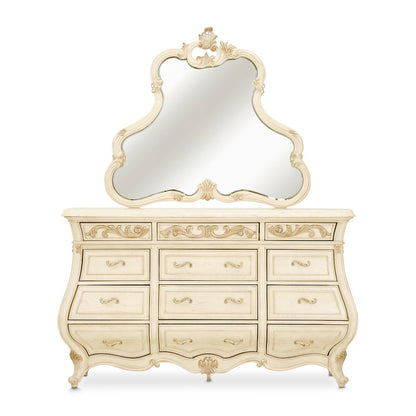 Platine de Royale Dresser with Mirror - Champagne