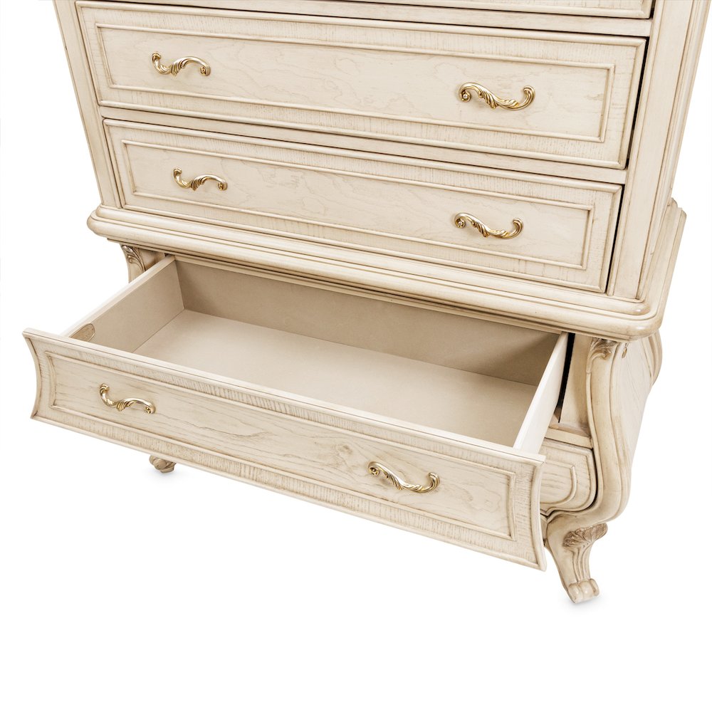 Platine de Royale 6-Drawer Chest - Champagne
